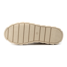 Olivier Botas de invierno de piel con aislamiento para mujer 1179, beige 1