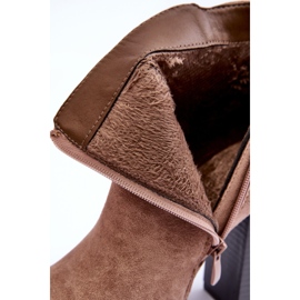 Botas Liani Ante Tacón Alto Beige 1 Botas Liani Ante Tacón Alto Beige 1