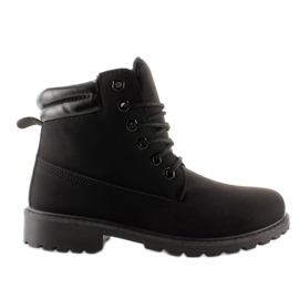Botas de madera monocolor negro BL83 Black 5