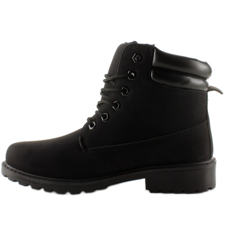 Botas de madera monocolor negro BL83 Black 1