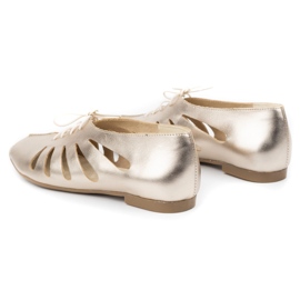 Exquisite Bailarinas mujer piel calada 1444EX Oro dorado 7