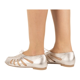 Exquisite Bailarinas mujer piel calada 1444EX Oro dorado 1