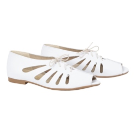 Exquisite Bailarinas mujer piel calada 1444EX Blanco 2