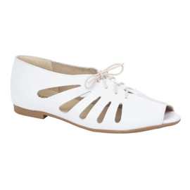 Exquisite Bailarinas mujer piel calada 1444EX Blanco 3