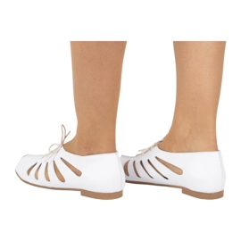 Exquisite Bailarinas mujer piel calada 1444EX Blanco 8