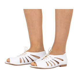 Exquisite Bailarinas mujer piel calada 1444EX Blanco 9