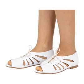 Exquisite Bailarinas mujer piel calada 1444EX Blanco 10