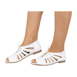 Exquisite Bailarinas mujer piel calada 1444EX Blanco 11