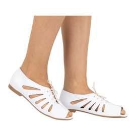 Exquisite Bailarinas mujer piel calada 1444EX Blanco 12