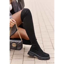 Botas Altas Mujer Ante Ecológico Negro Irithalla 3