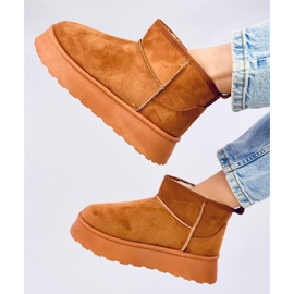 Rodmans Zapatos cortos con plataforma Camel marrón 2