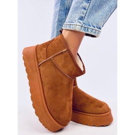 Rodmans Zapatos cortos con plataforma Camel marrón 4