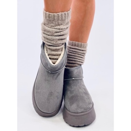 Rodmans Zapatos plataforma cortos grises 5