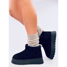 Rodmans Zapatos plataforma cortos negros 4