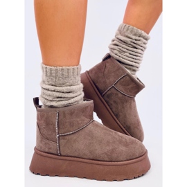 Rodmans Zapatos cortos con plataforma caqui beige 2