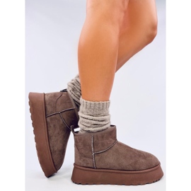 Rodmans Zapatos cortos con plataforma caqui beige 3