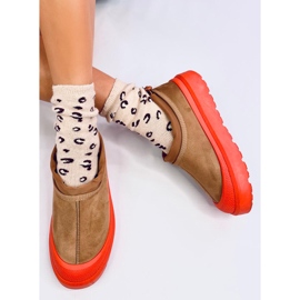Botas de nieve cortas Jayden Camel marrón 4