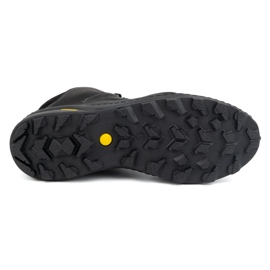 KOMODO Botas de invierno de piel para hombre 903K Negro 9