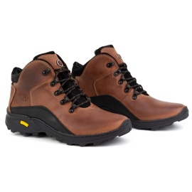 KOMODO Botines hombre invierno piel 903K ladrillo marrón 3
