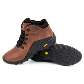 KOMODO Botines hombre invierno piel 903K ladrillo marrón 4