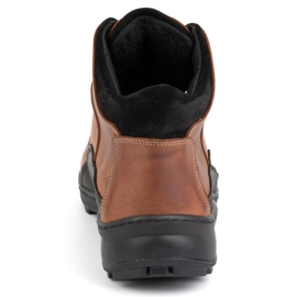 KOMODO Botines hombre invierno piel 903K ladrillo marrón 6
