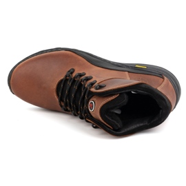 KOMODO Botines hombre invierno piel 903K ladrillo marrón 8