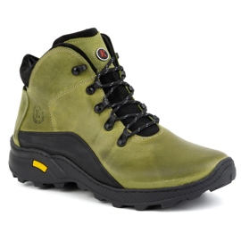 KOMODO Botas de piel de invierno para hombre 903K verde 3