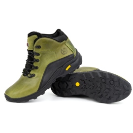 KOMODO Botas de piel de invierno para hombre 903K verde 5