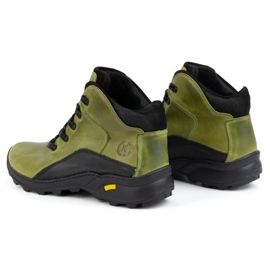 KOMODO Botas de piel de invierno para hombre 903K verde 6