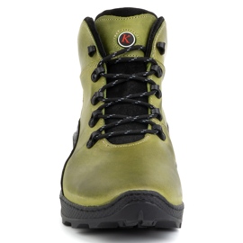 KOMODO Botas de piel de invierno para hombre 903K verde 9