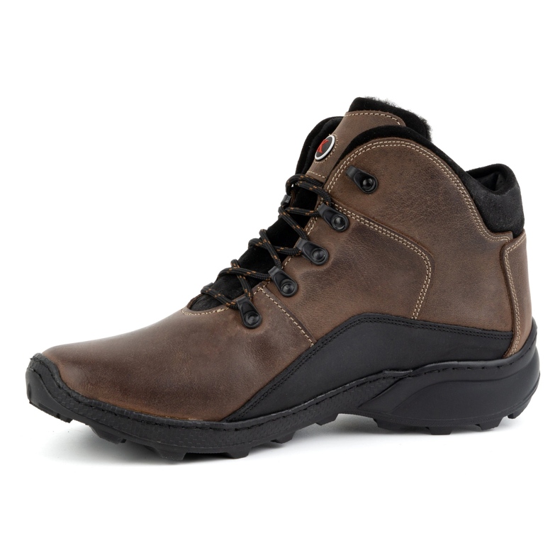 KOMODO Botas de piel de invierno para hombre 903K marrón 1