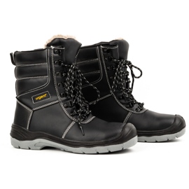 Zapatos de invierno hombre URGENT 113/S3 con puntera negro 3