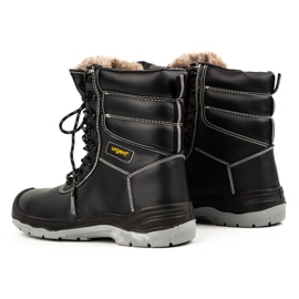 Zapatos de invierno hombre URGENT 113/S3 con puntera negro 5