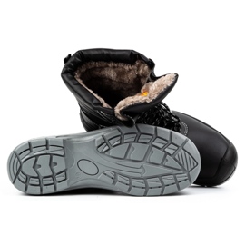Zapatos de invierno hombre URGENT 113/S3 con puntera negro 6