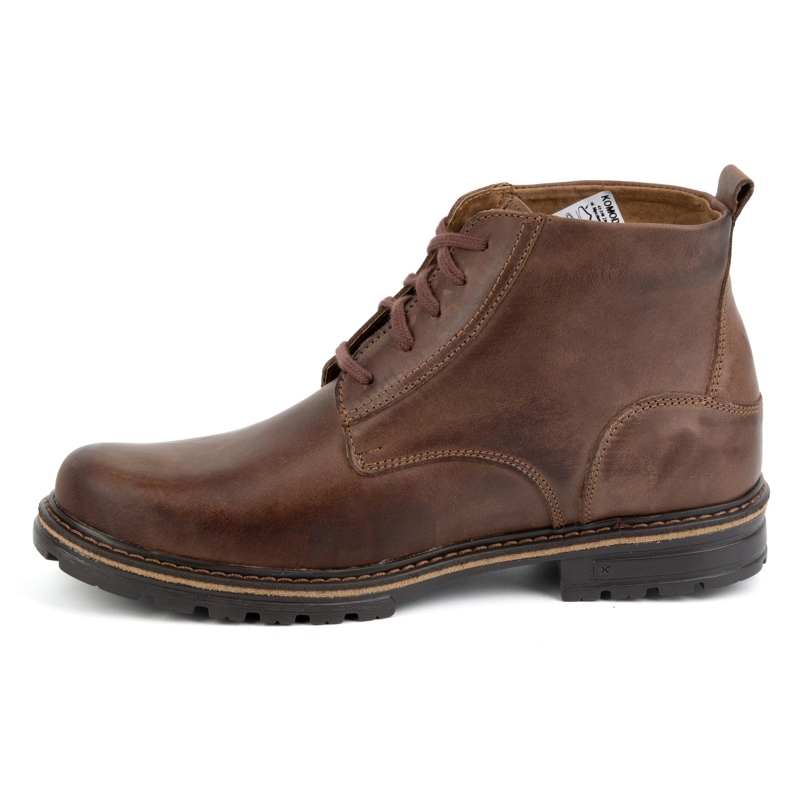 KOMODO Botines piel invierno hombre 935K Marrón 1