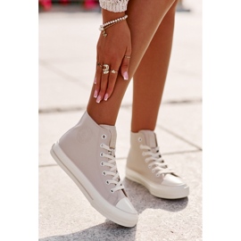 Zapatillas Deportivas de Mujer con Aislamiento en Piel Ecológica Rosa Big Star OO274933 2