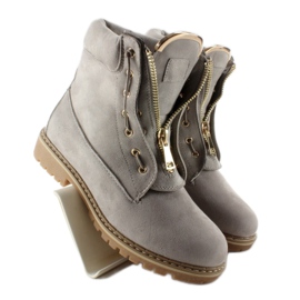 Zapato balman ante gris 4