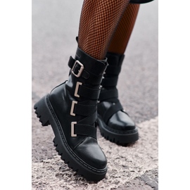 Botas Cálidas De Piel Mujer Big Star OO274A256 Negro 7