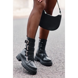 Botas Cálidas De Piel Mujer Big Star OO274A256 Negro 3