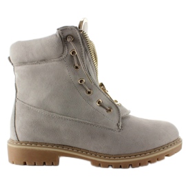 Zapato balman ante gris 6