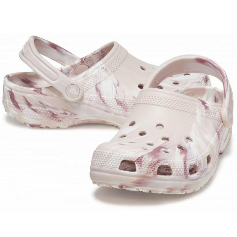 Chanclas Crocs Classic Marbled Clog 206867-6WS beige 1