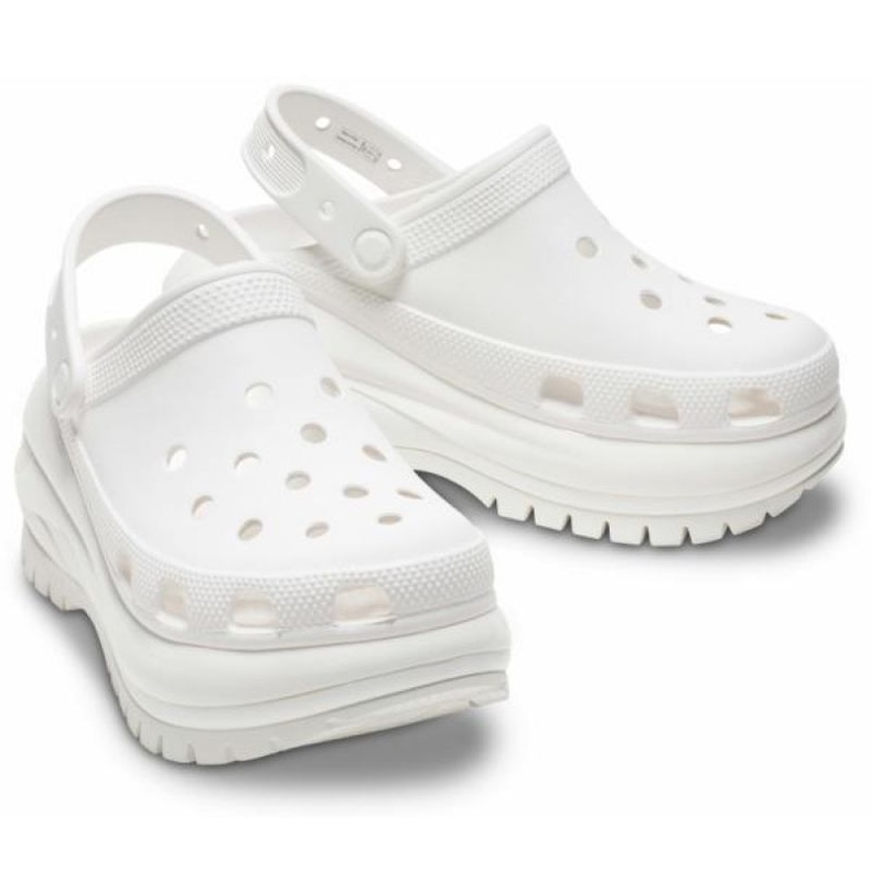 Chanclas Crocs Mega Crush Clog 207988-100 blanco 1