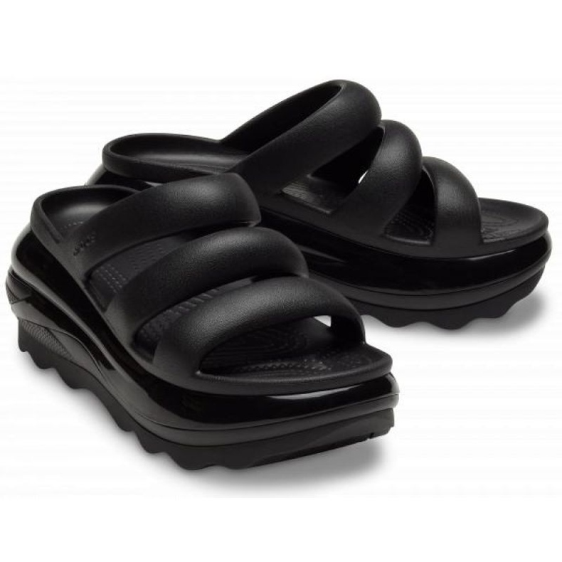 Chanclas Crocs Mega Crush Triple Correa 209842-001 negro 1