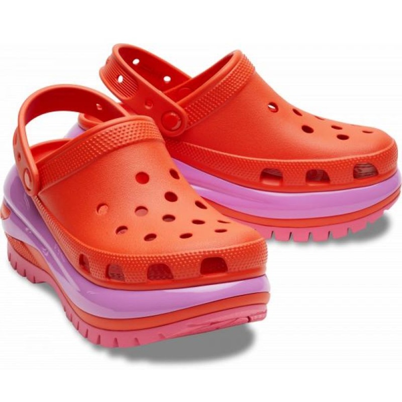 Chanclas Crocs Mega Crush Clog 207988-84J naranja 1 Chanclas Crocs Mega Crush Clog 207988-84J naranja 1