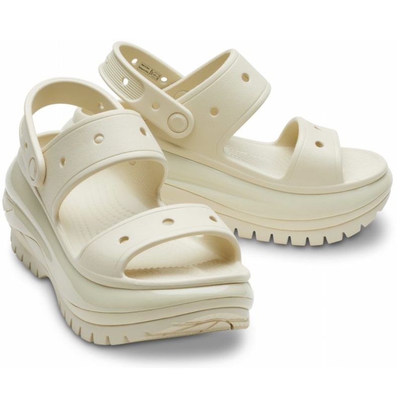 Chanclas Crocs Mega Crush Sandal 207989-2Y2 beige 1