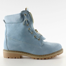 Zapatos balman ante azul NC50 L. Azul 1
