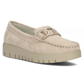 Filippo DP3334/24 Mocasines de piel beige 3