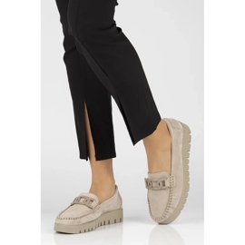 Filippo DP3334/24 Mocasines de piel beige 7