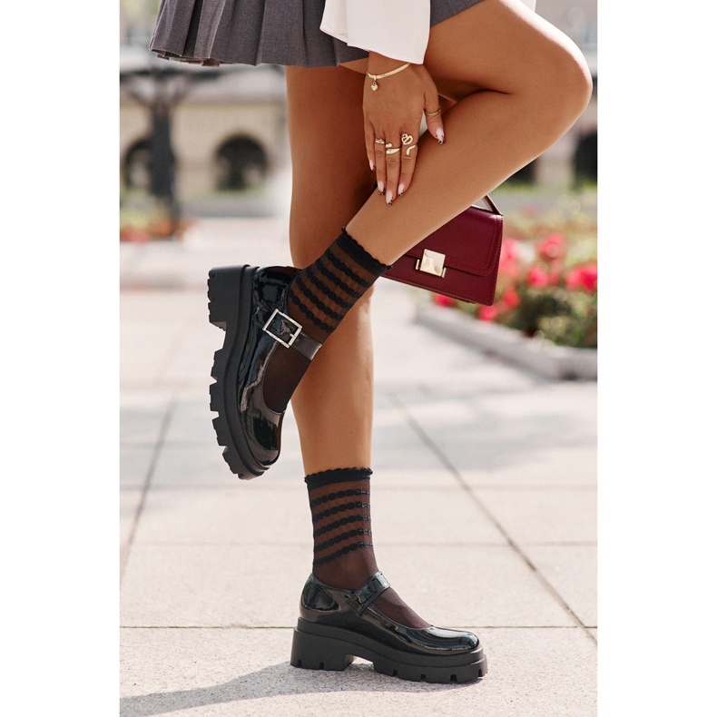 Zapatos mujer charol con hebilla, Negro Plikuria 2 Zapatos mujer charol con hebilla, Negro Plikuria 2