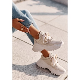 Deportivas Mujer Piel Beige CheBello 4583 9